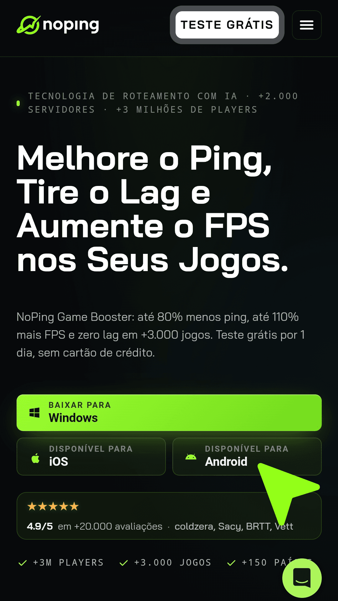 Abra o download no Android