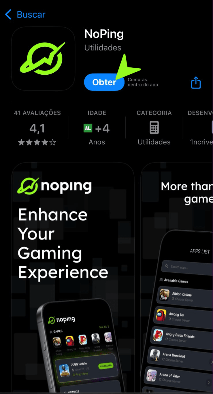 Instale pela App Store