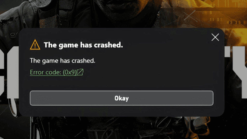 erro 0x9 em Black Ops 6