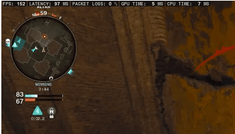 FPS, ping, packet loss meter Black Ops 6
