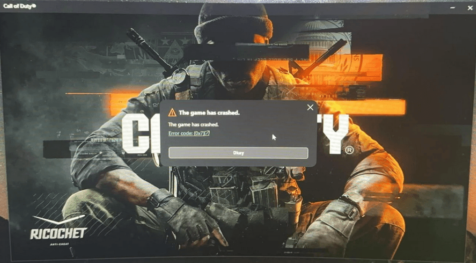erro 0x7 em Black Ops 6