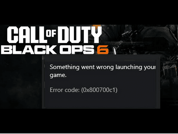 erro 0x800700c1 em Black Ops 6