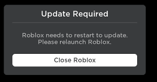 update required roblox