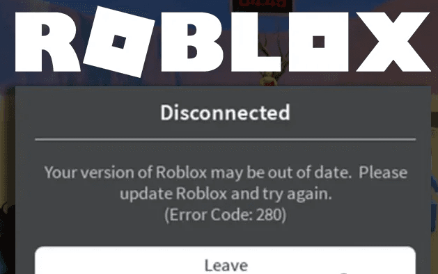 erro 280 roblox