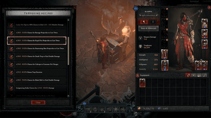 tempering diablo iv