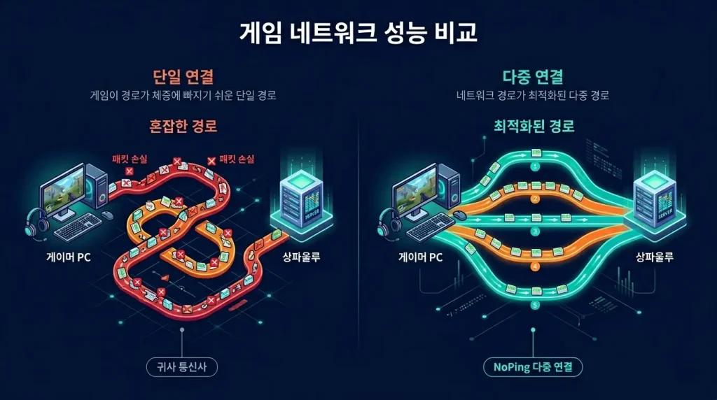 다섯 개의 동시 통행 경로는 장벽 뒤에서 발생하는 사망 사고의 원인이 되는 교통 체증을 줄여줍니다.