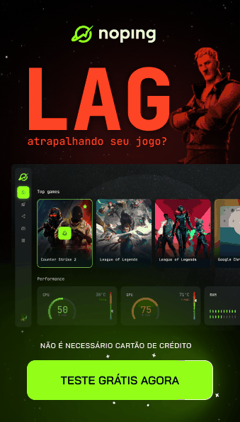 Lag atrapalhando seu jogo? Reduza seu ping e aumente seu FPS com o NoPing. Não é necessário cartão de crédito. Teste grátis agora