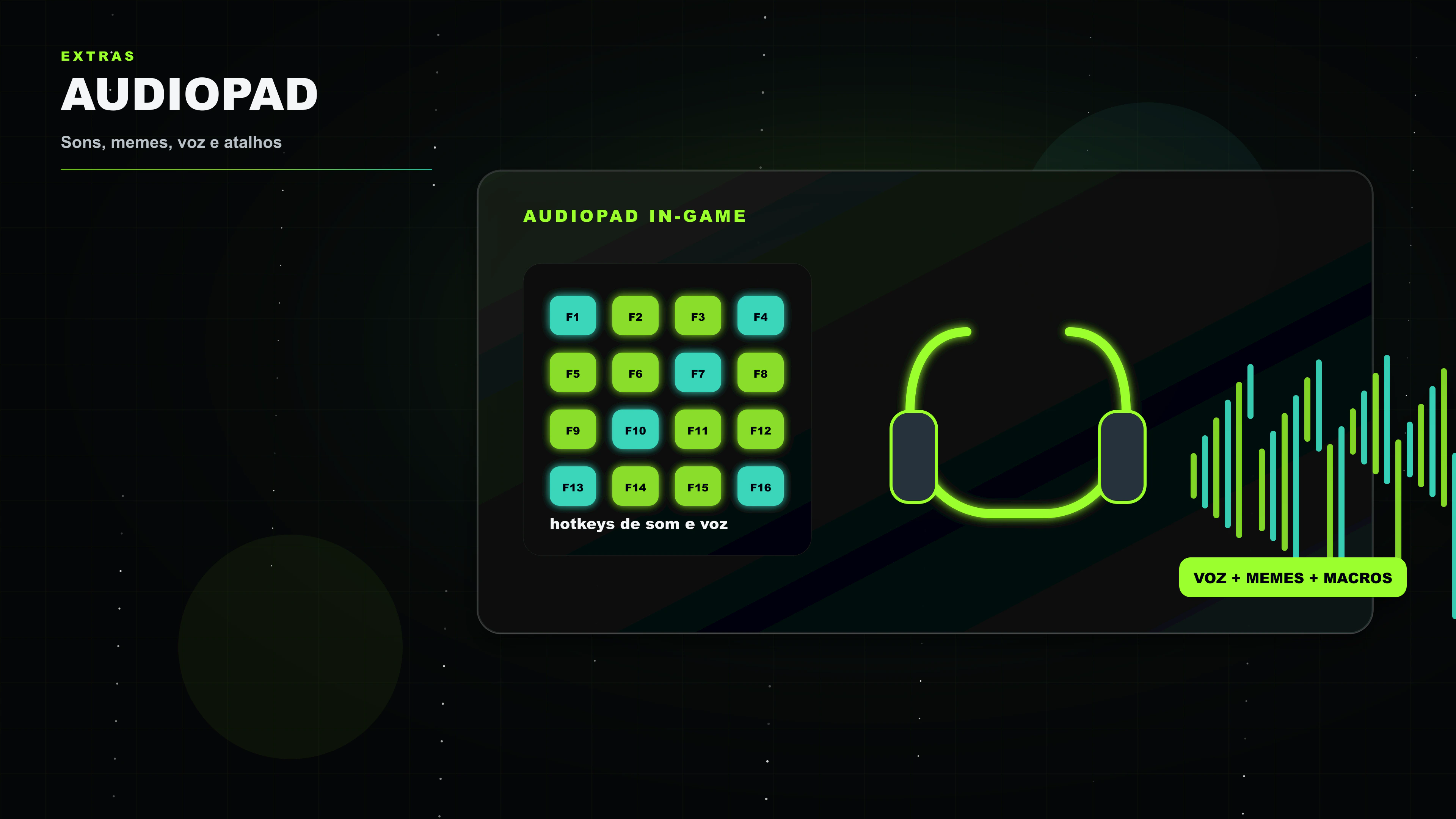 Audiopad con sonidos y memes para juegos | NoPing